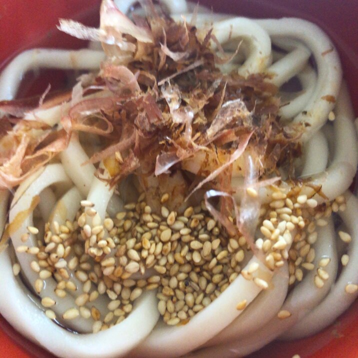 ごまかつお節うどん